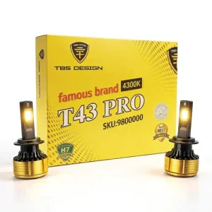هدلایت تی بی اس مدل T43 PRO پایه H7 نور آفتابی