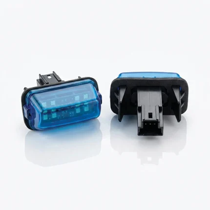 چراغ LED پلاک خودرو رنگ آبی