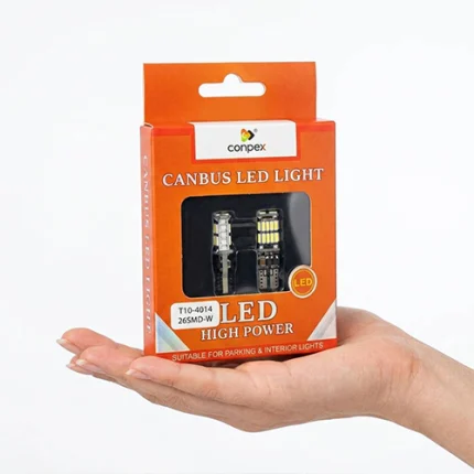 لامپ 26 SMD سفید چراغ کوچک خودرو T10 کانپکس بسته دو عددی
